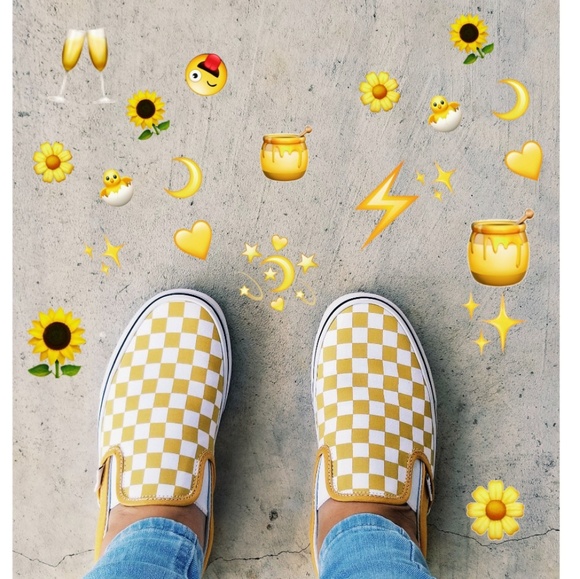 vans checkered flowers